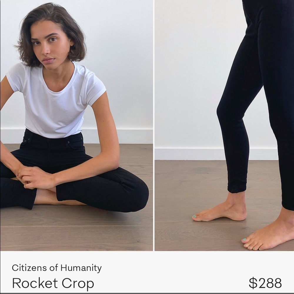 Citizens of Humanity Rocket Crop high rise denim